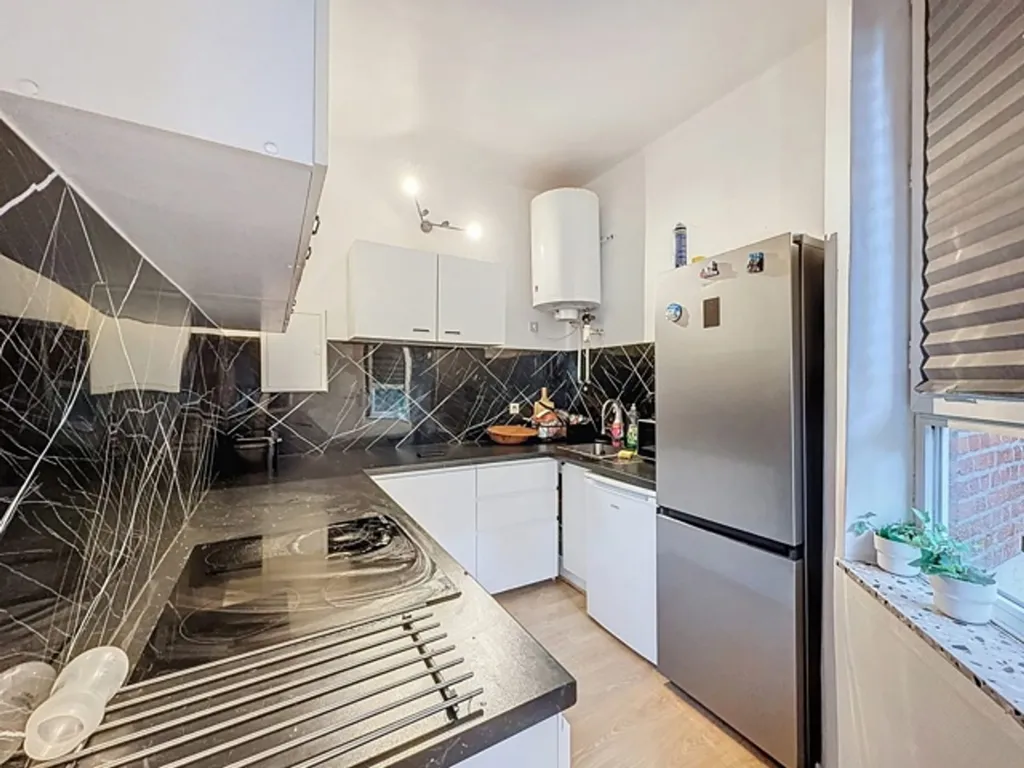 Köök - 2-Bedroom Apartment with Terrace in Schaerbeek