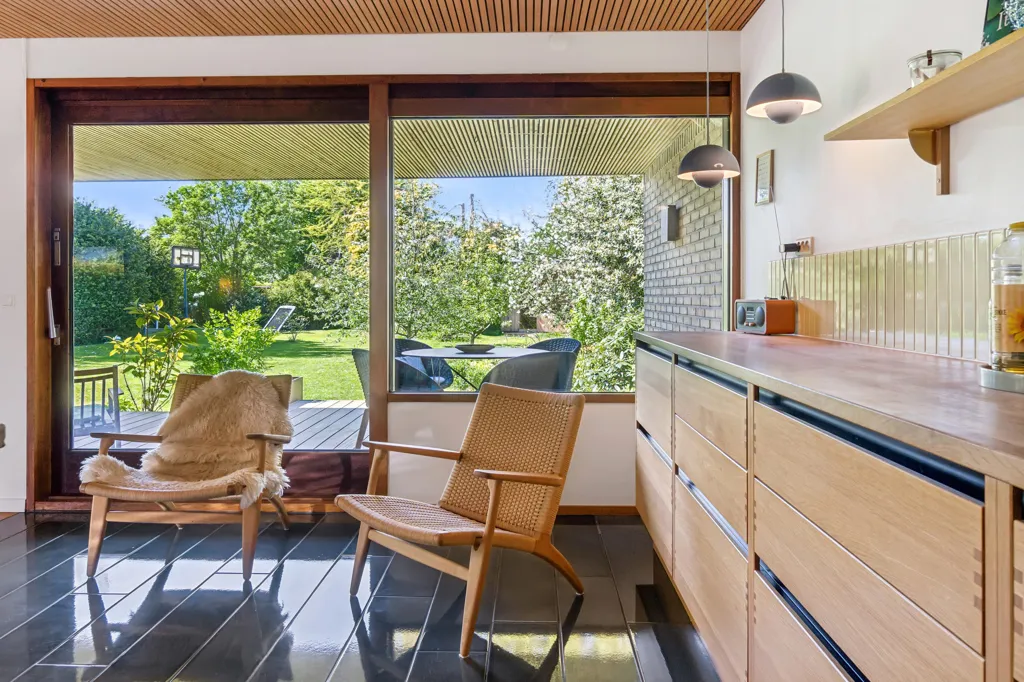 Kitchen - Modernised Johan Christensen Villa in Hareskovby
