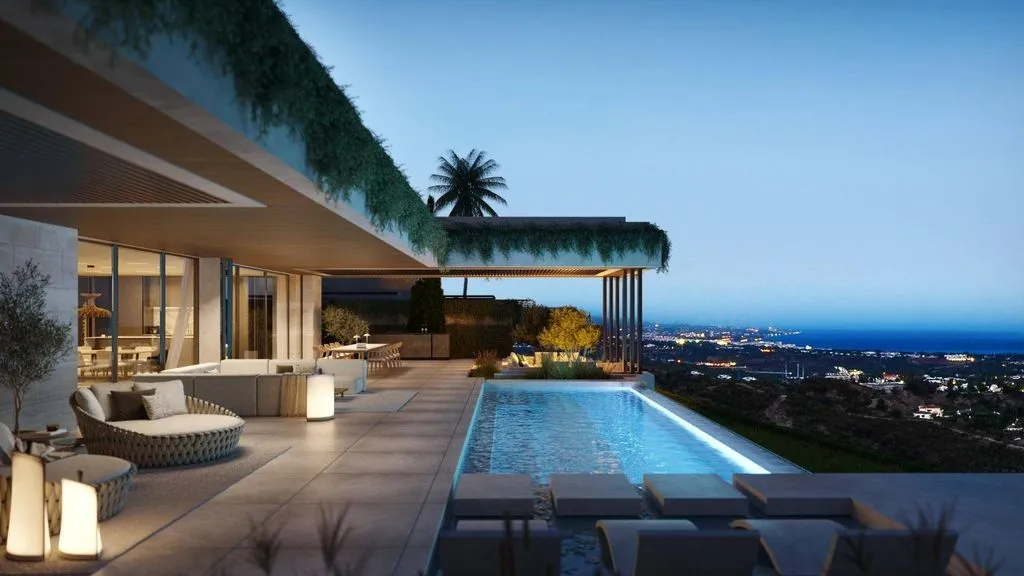 Piscine - Luxury Villa with Sea View in Benahavís