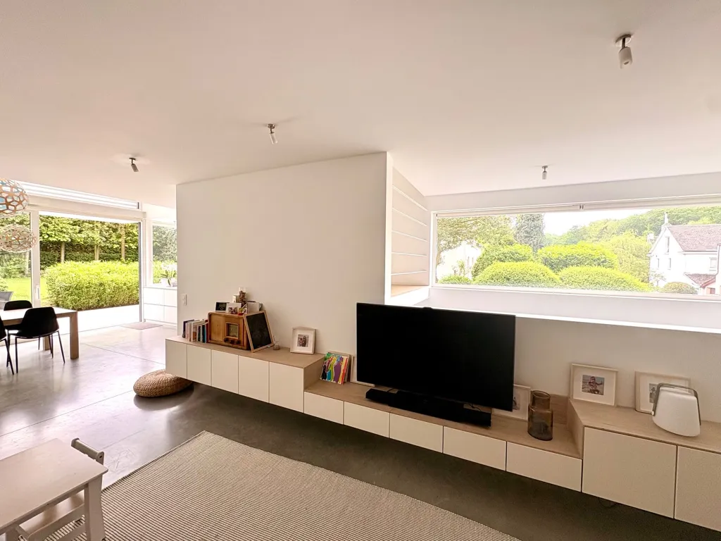 Séjour - Villa d'Architecte avec Jardin à Linkebeek