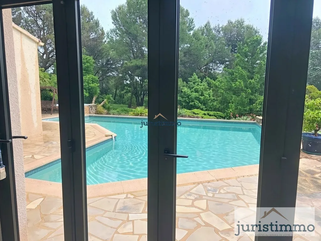 Pool - Two-Home Property with Panoramic Pool in Uchaux