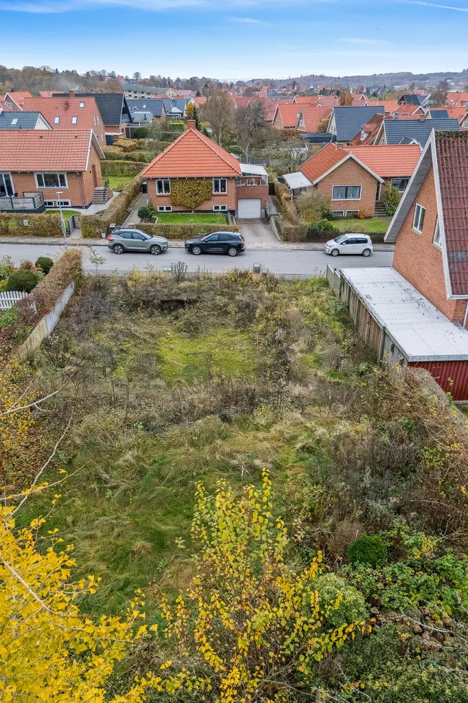 Õhuvaade - Plot for Villa with Design in Viborg