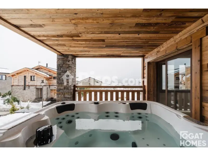 Terrasse - Newly Built Chalet with Spa in Font-Romeu-Odeillo-Via