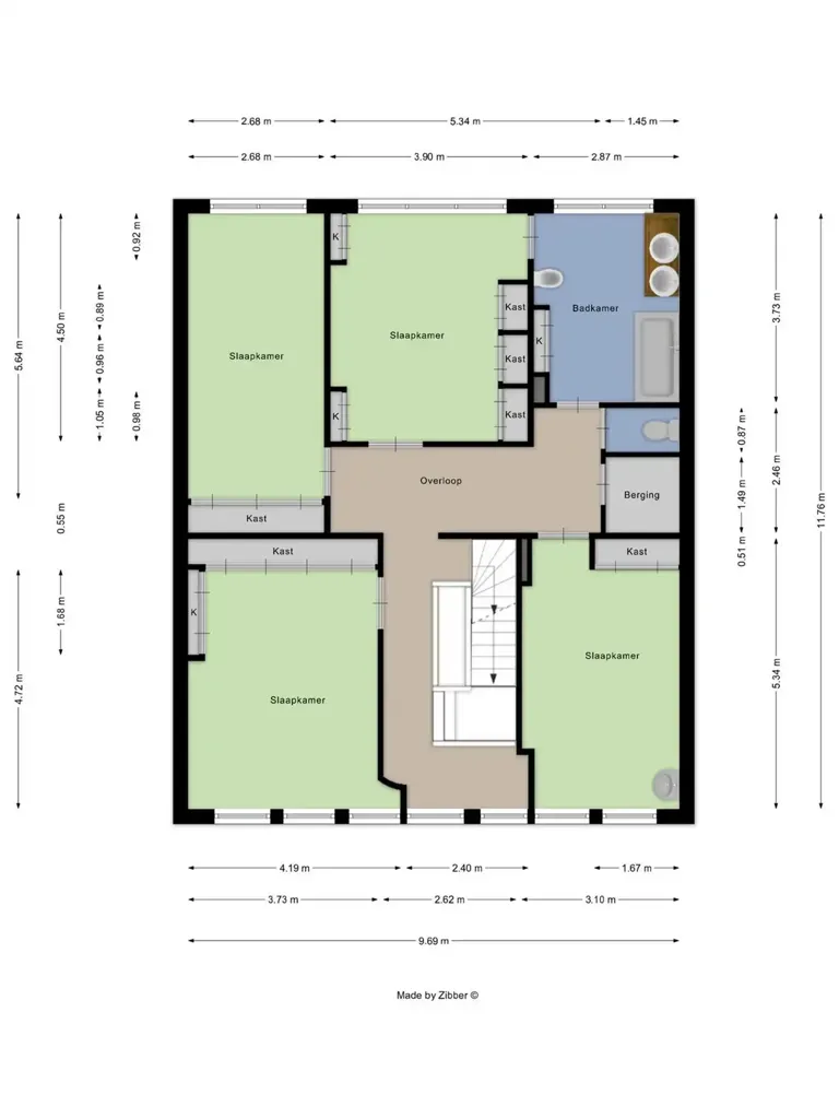 Plan - Maison avec Terrasse à Huizingen