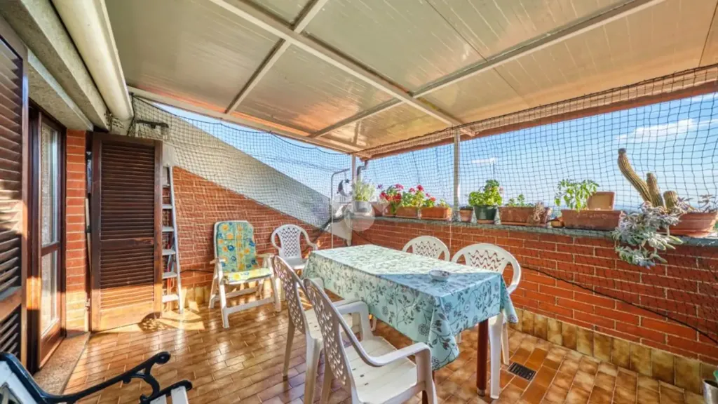 Terrasse - Apartment with Terraced View in Villarbasse