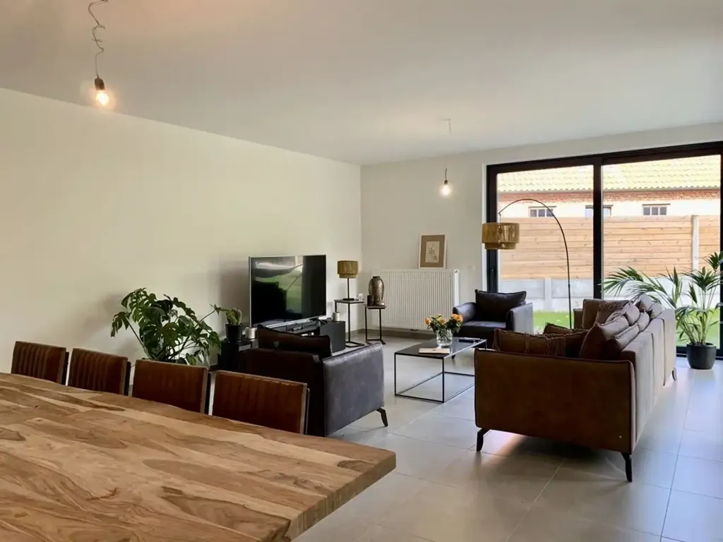 Sala da pranzo - Ground Floor Apartment with Garden in Waregem