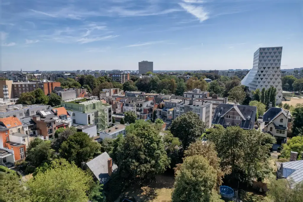 Õhuvaade - New Build Apartment with Garden in Antwerp