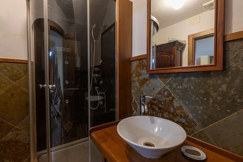 Salles de bain - Chalet with Pool and Terrace in Nívar