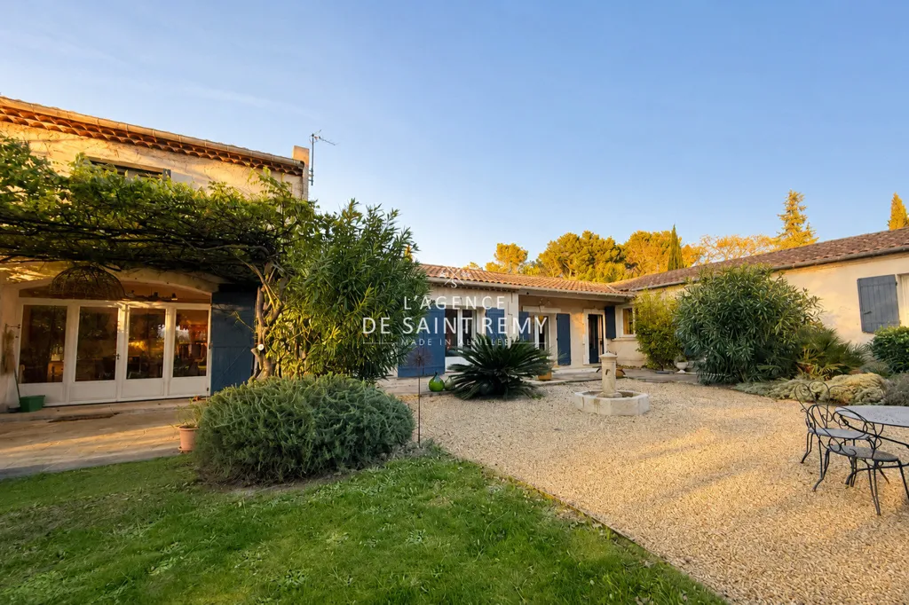 Jardin - Mas de Plain-Pied avec Piscine à Saint-Rémy-de-Provence