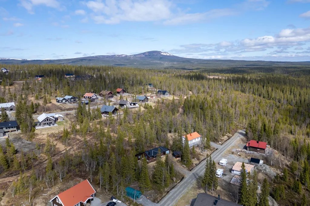 Vue aérienne - Sloping Plot with Fjäll View in Ottsjö