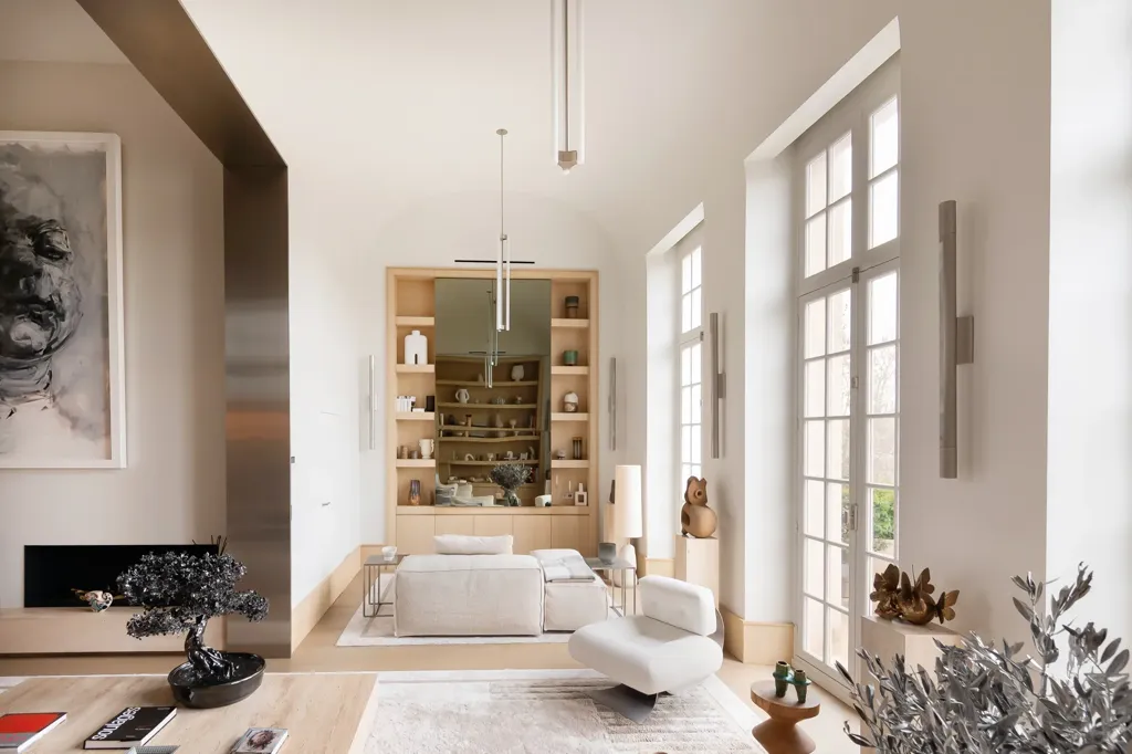 Séjour - Penthouse Art Déco avec Terrasses à Paris 17ème