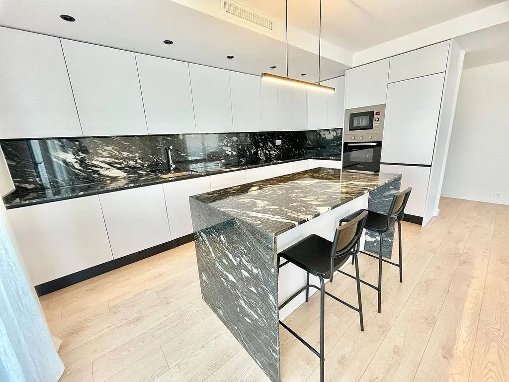Köök - Penthouse with Pool in Zarandona, Murcia