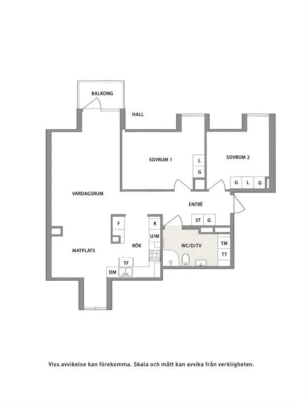 Planimetria - Loft Apartment with Skylights in Norrköping
