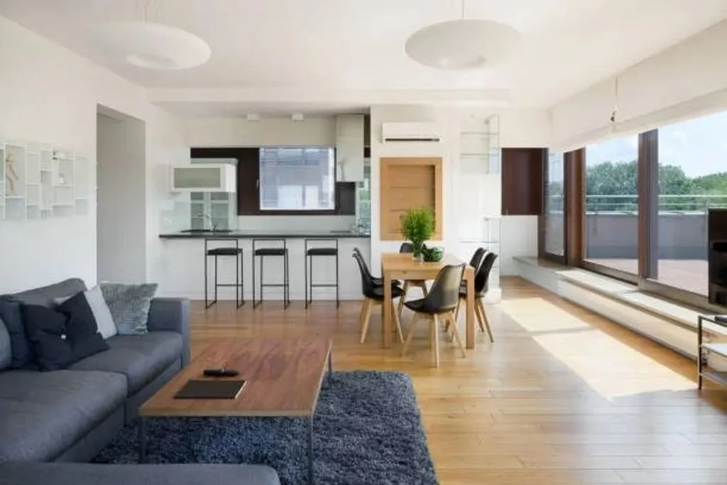 Séjour - Duplex Luxueux avec Terrasses à Belleville, Paris