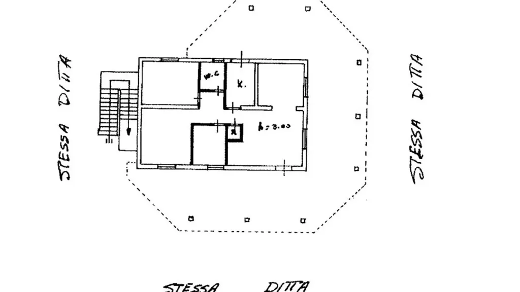 Plaan - Villa with Panoramic View in Noto
