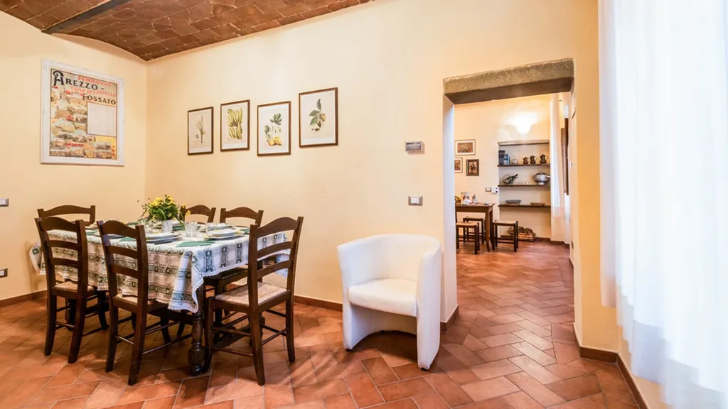 Sala da pranzo - Historic Hamlet with Pool in Anghiari