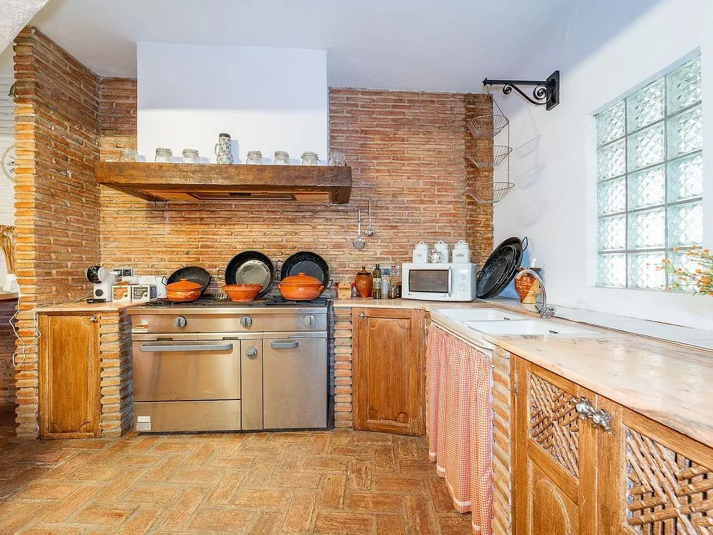 Kitchen - Apartment with Pool and Terrace in Cabo Pino