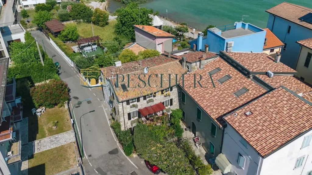 Vue aérienne - Rustic Terraced House with Lake View in Peschiera del Garda