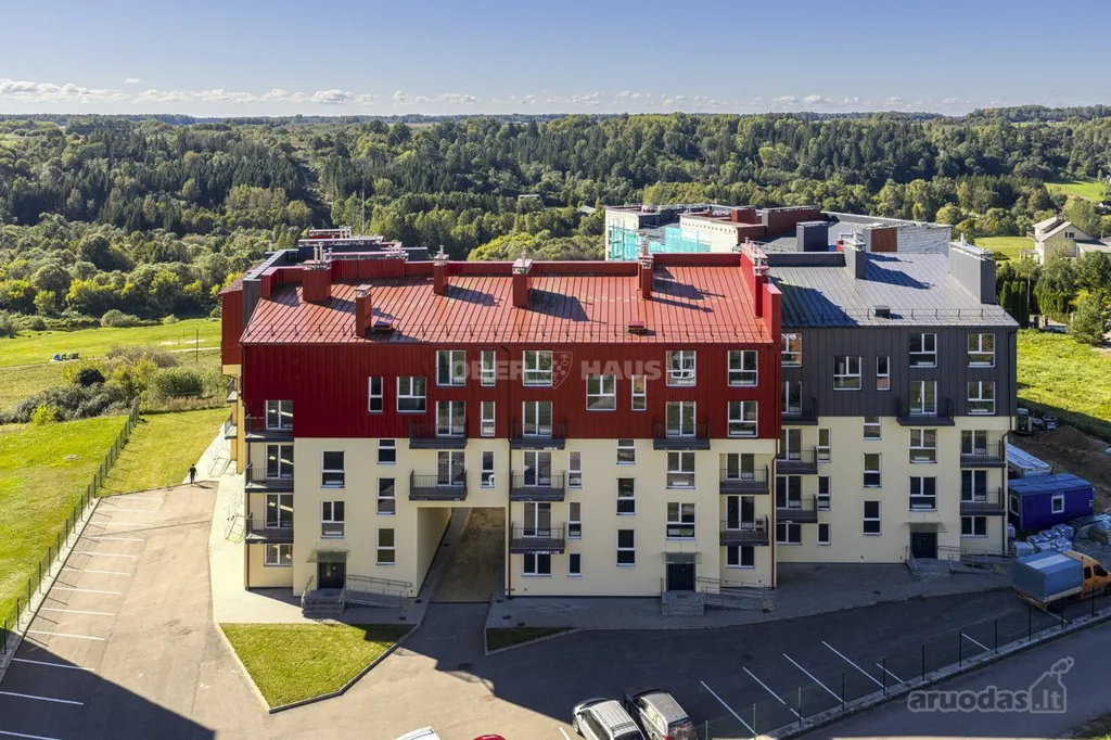 Õhuvaade - 2-Bedroom Apartment with River View in Ariogala