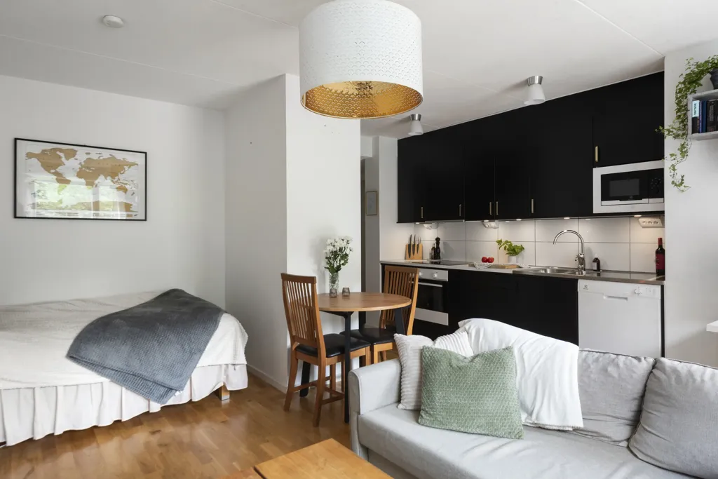 Séjour - Efficient Flat with Balcony in Stockholm