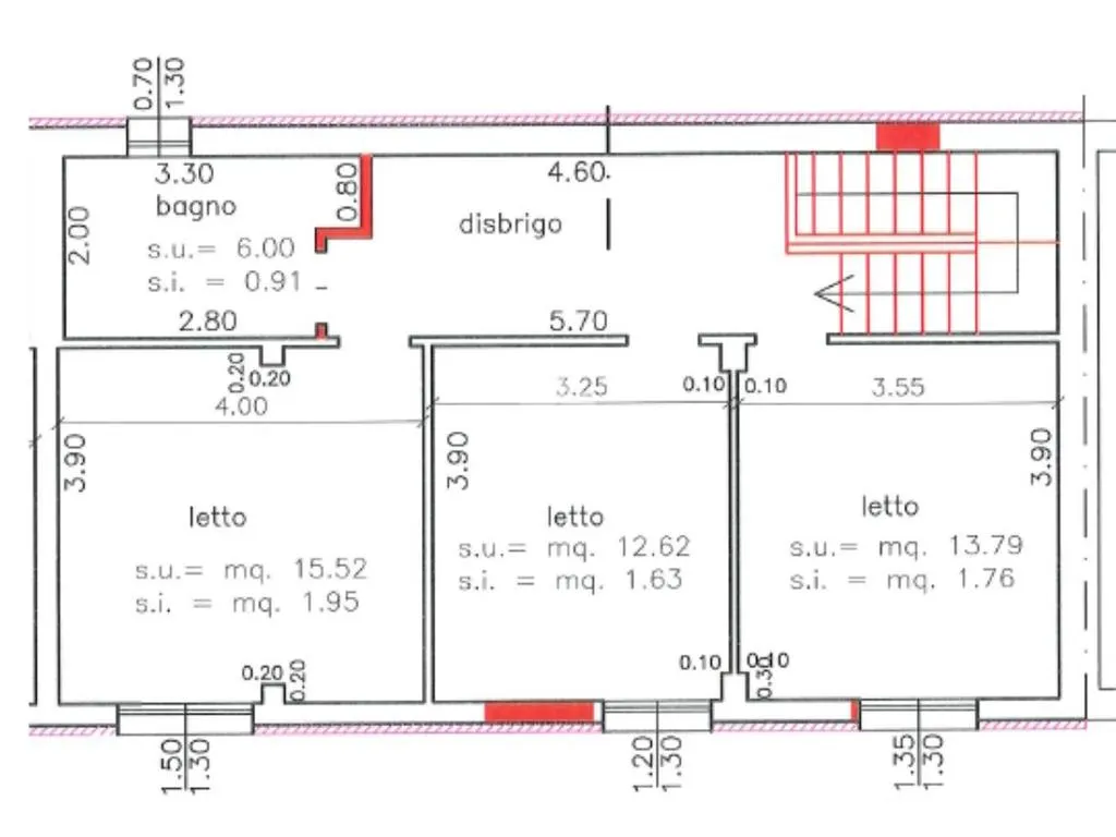 Planimetria - Rearranged Bifamily Portion with Solar in Cerea