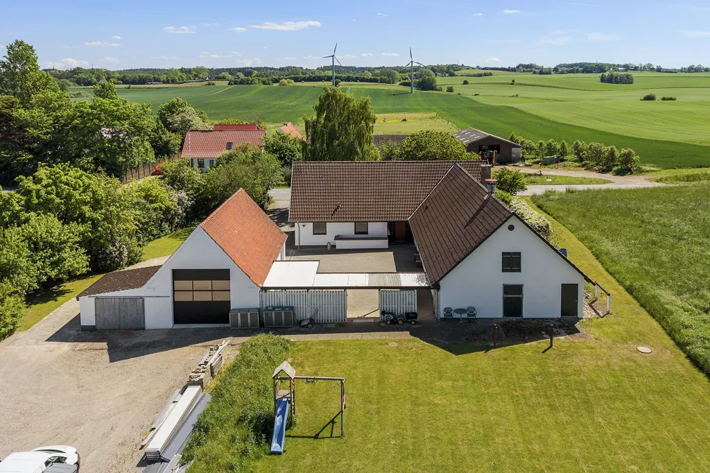 Vue aérienne - Farmhouse with Varmepump in Holbæk