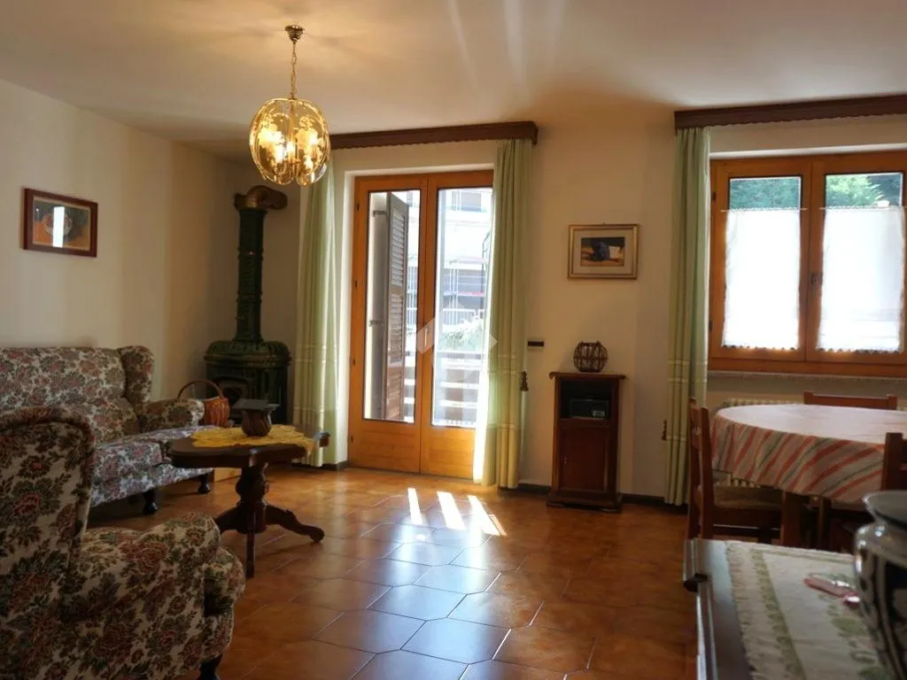 Séjour - 3-Room Apartment with Balconies in Andalo
