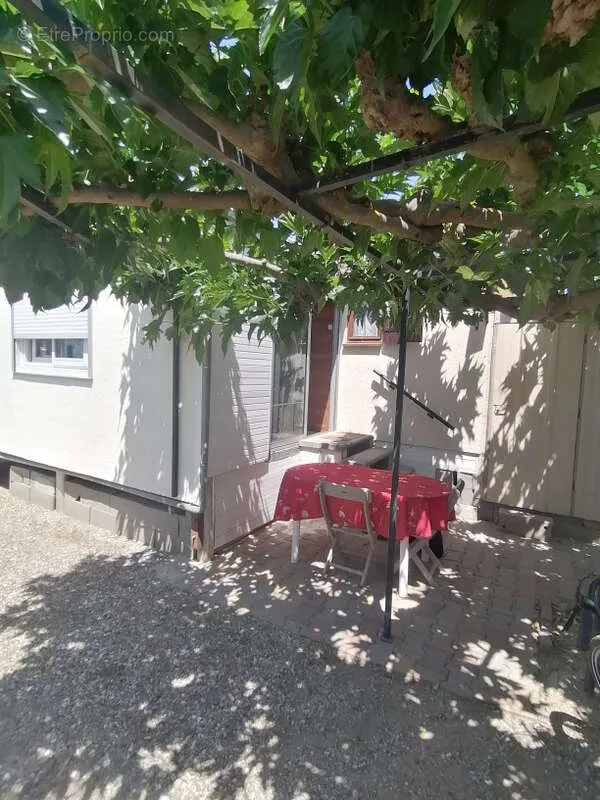 Terrass - Camping Plot with Chalet in Sigean