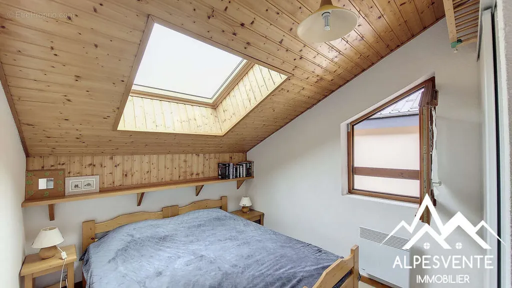 Chambres - Appartement 5 Pièces avec Balcon à Saint-Jean-d'Aulps