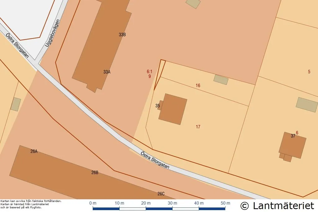 1929 Villa with Development Potential in Östra Storgatan