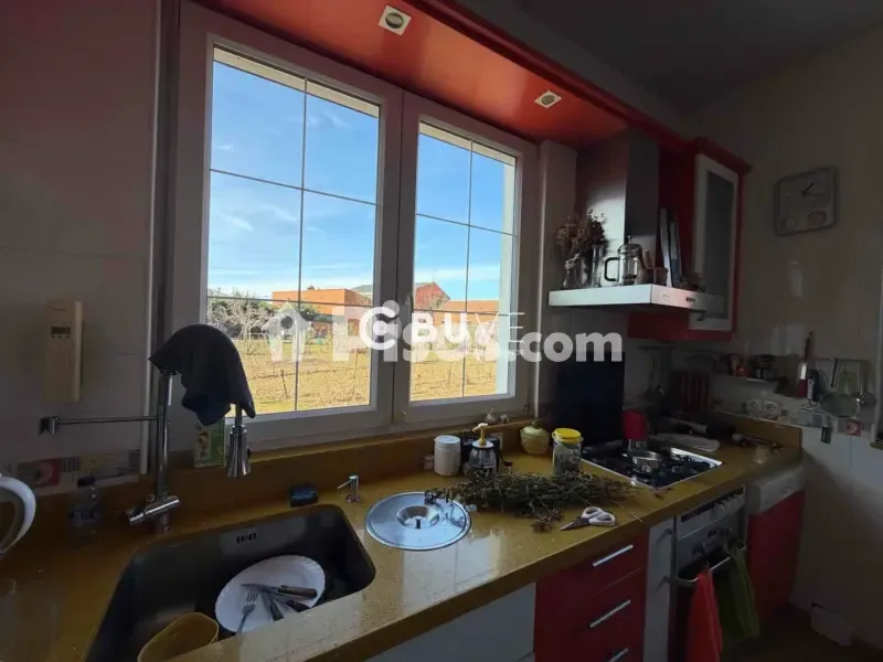 Köök - Rustic Farmhouse with Cultivation Land in Bustillo del Páramo