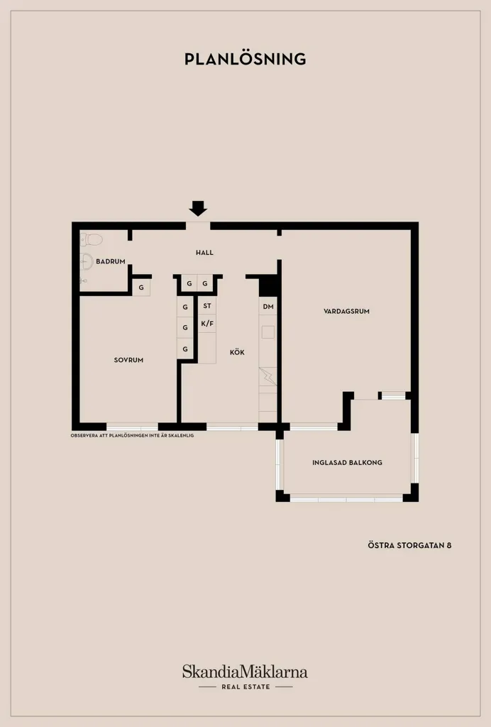 Modern Flat with South-Facing Balcony in Norr
