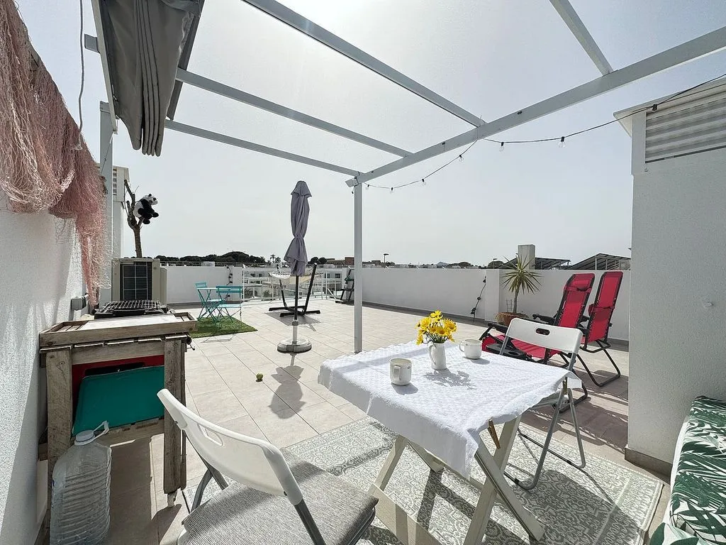 Terrasse - Modern Flat with Balcony in San Pedro del Pinatar