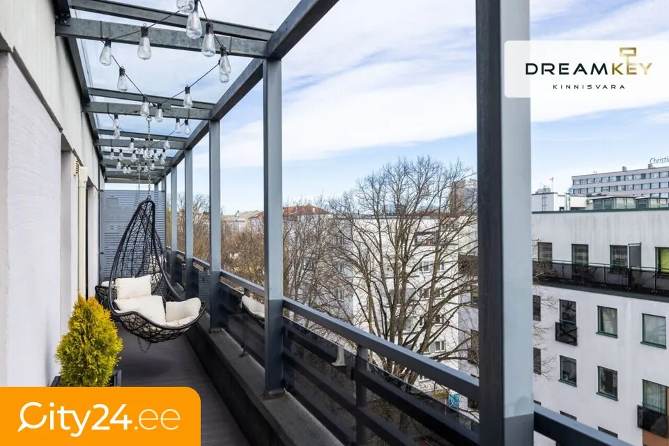 Balcon - Penthouse with Sea View in Tallinn