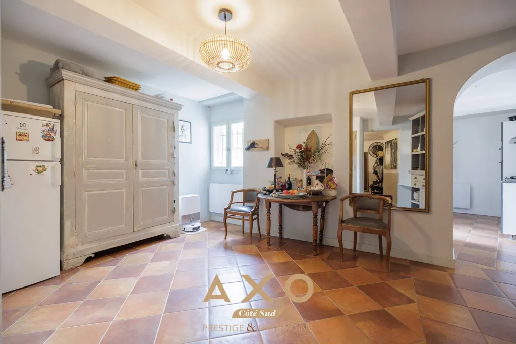 Köök - Provençal Townhouse with Courtyard in Cucuron