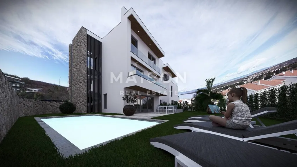 Bassein - Luxury Apartment with Private Pool in Malinska