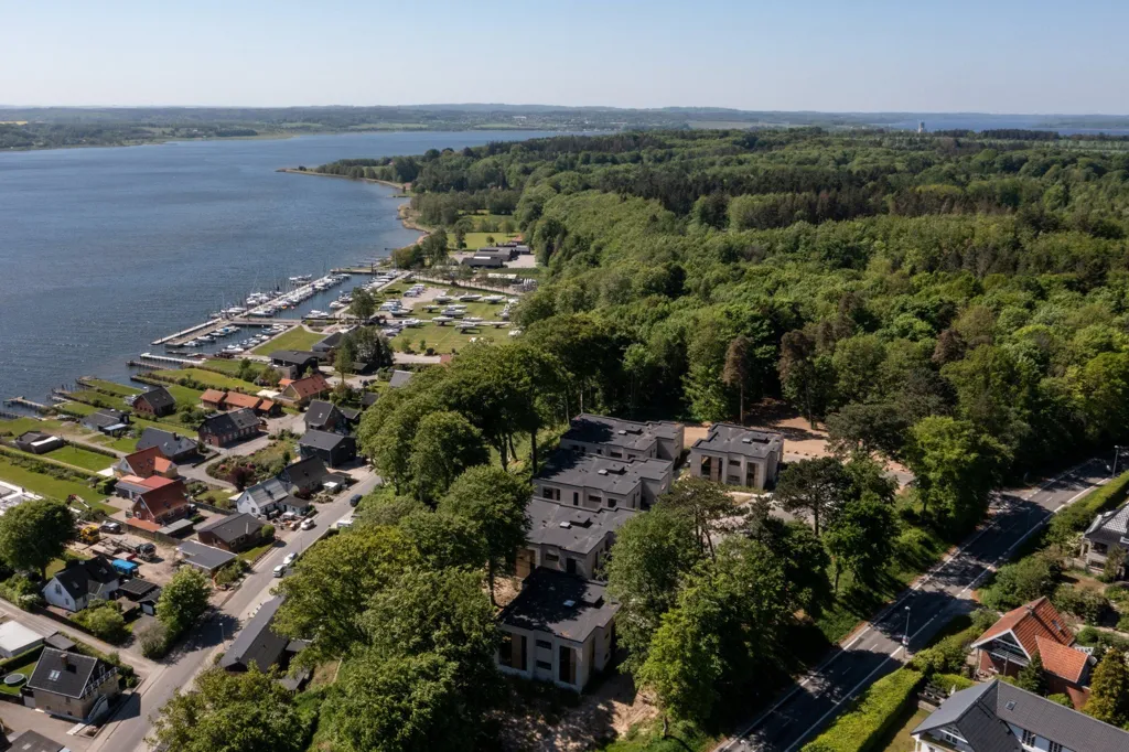 Vue aérienne - Appartement 2 pièces à Hadsund