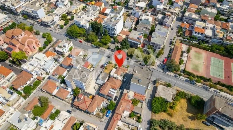 Vue aérienne - Corner House with Large Garden in Nea Dimitriada