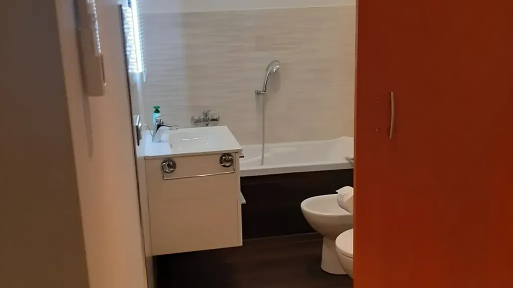 Bathrooms - Modernised Apartment with Balconies in Loano