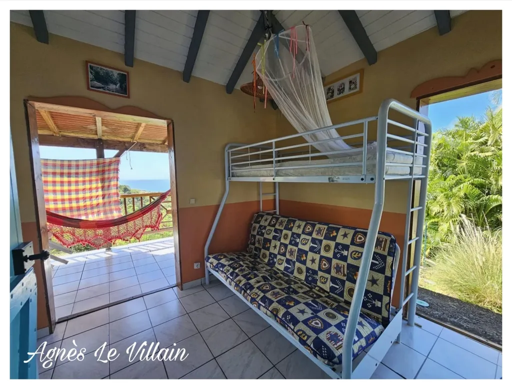 Chambres - Maisonnette T2 Vue Mer avec Piscine en Copropriété