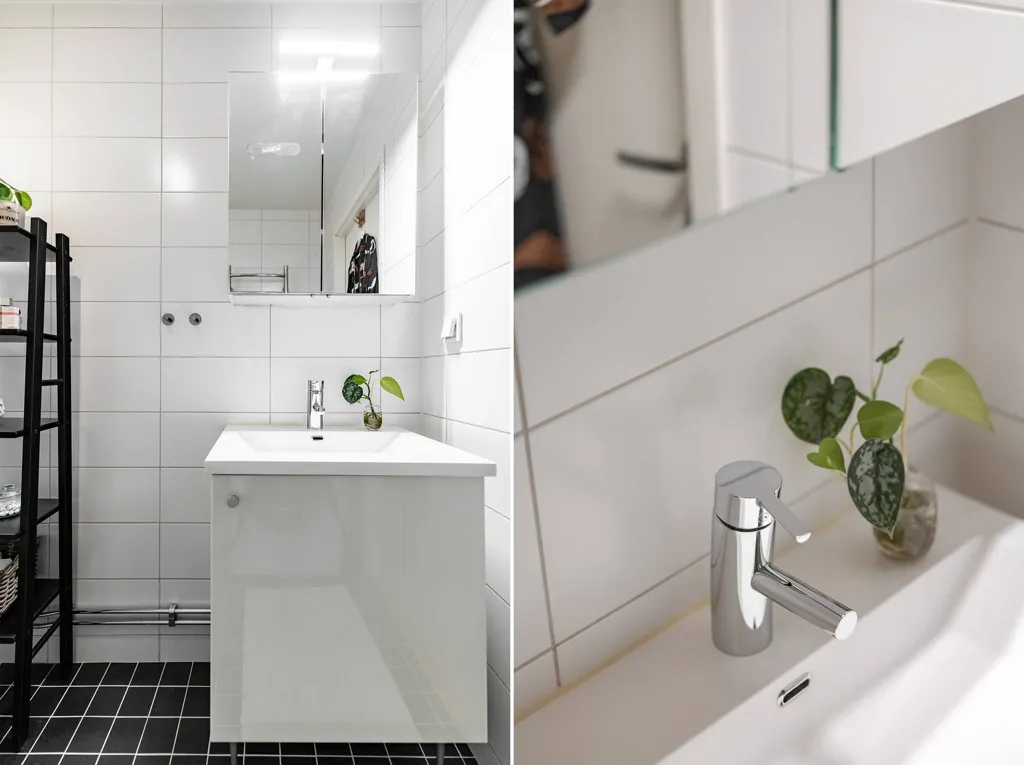 Salles de bain - Modern Flat with Large Windows in Stockholm