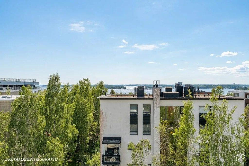 Vue aérienne - Apartment with Panoramic Views in Lauttasaari