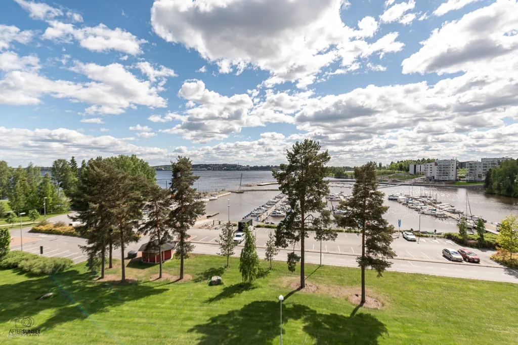 Vista aerea - Modern Apartment with Balcony in Halkoniemi