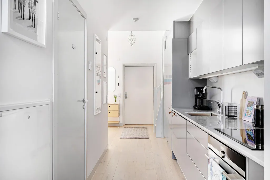 Kitchen - Modern Townhouse with Loft in Vallastaden