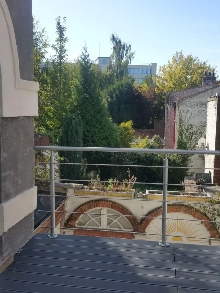 Balcon - Appartement Meublé avec Terrasse au Centre de Roubaix