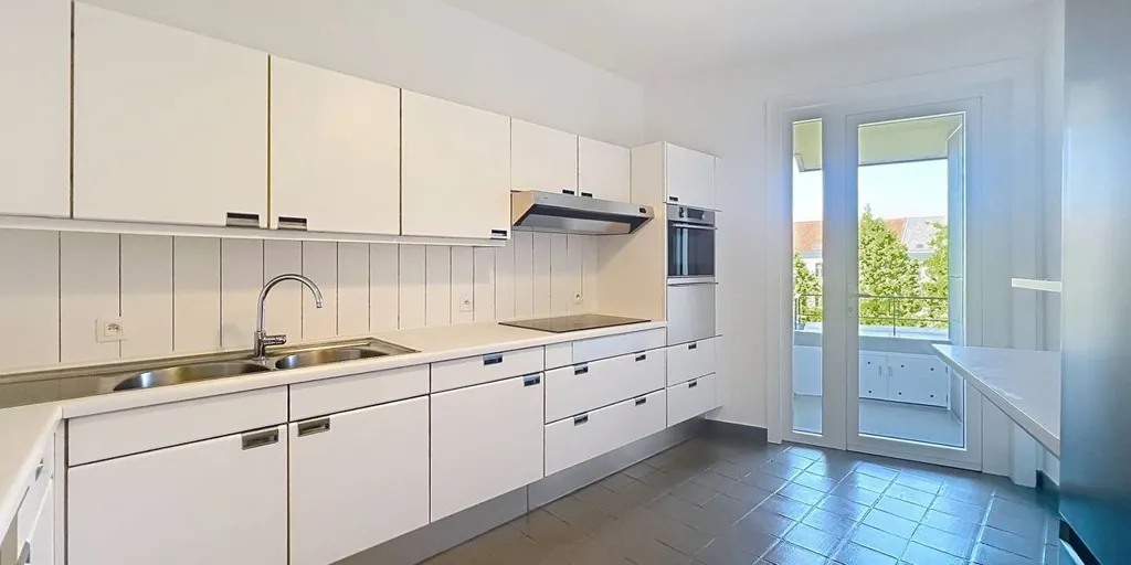 Köök - Apartment with Garden in Gent