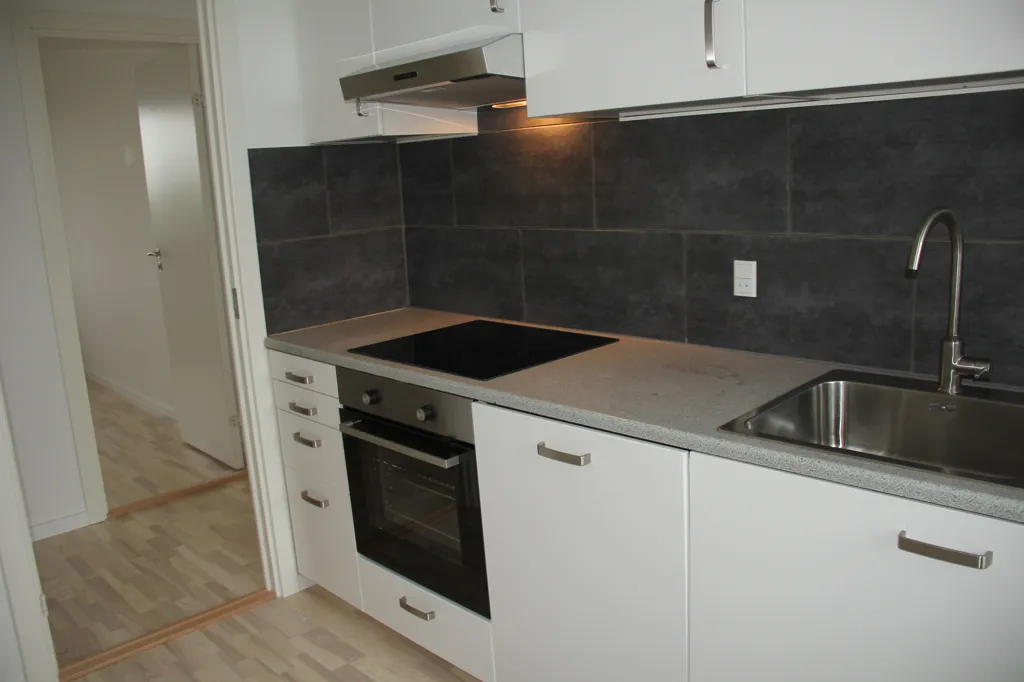 Köök - Renovated Apartment with Balcony in Denmark