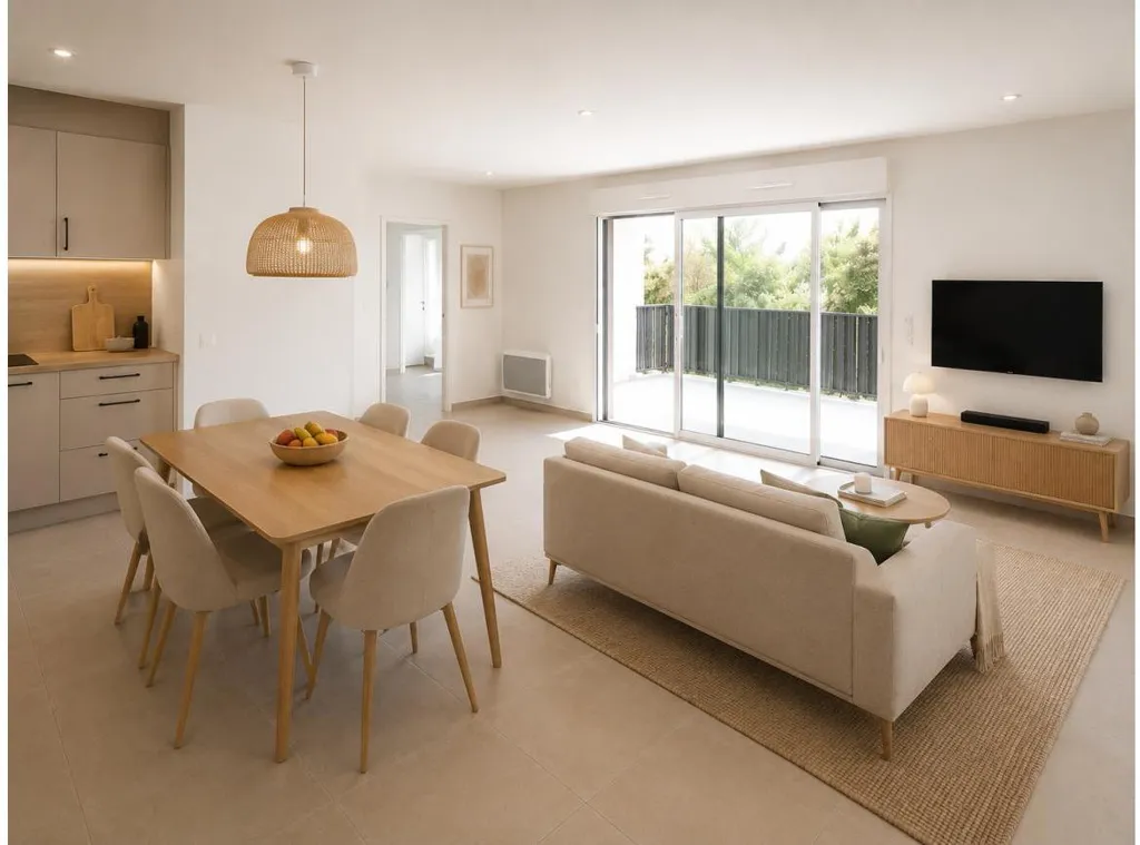 Elutuba - New 3-Bed Flat with Balcony in Montpellier