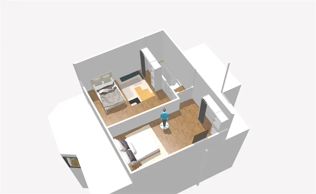 Plan - Appartement 2 Chambres avec Entrée Indépendante à Vise