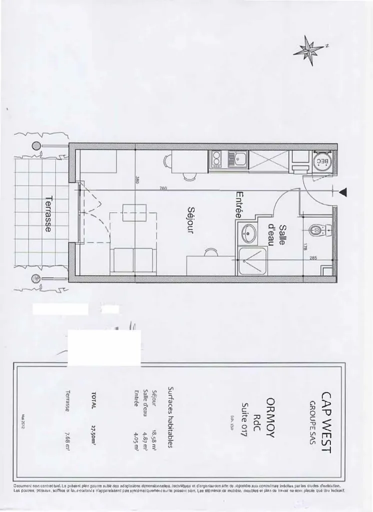 Plaan - Business Apartment with Terrace in Ormoy